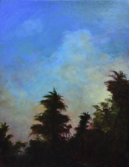 Trees at Dusk
8x10in oil on wood $Sold Trees at Dusk
8x10in oil on wood $Sold